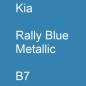 Preview: Kia, Rally Blue Metallic, B7.